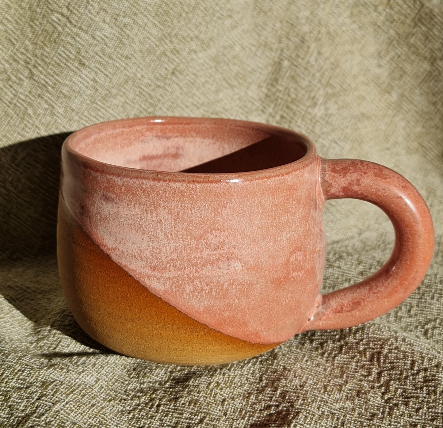 Tickled Pink Mugs - Cappuccino style