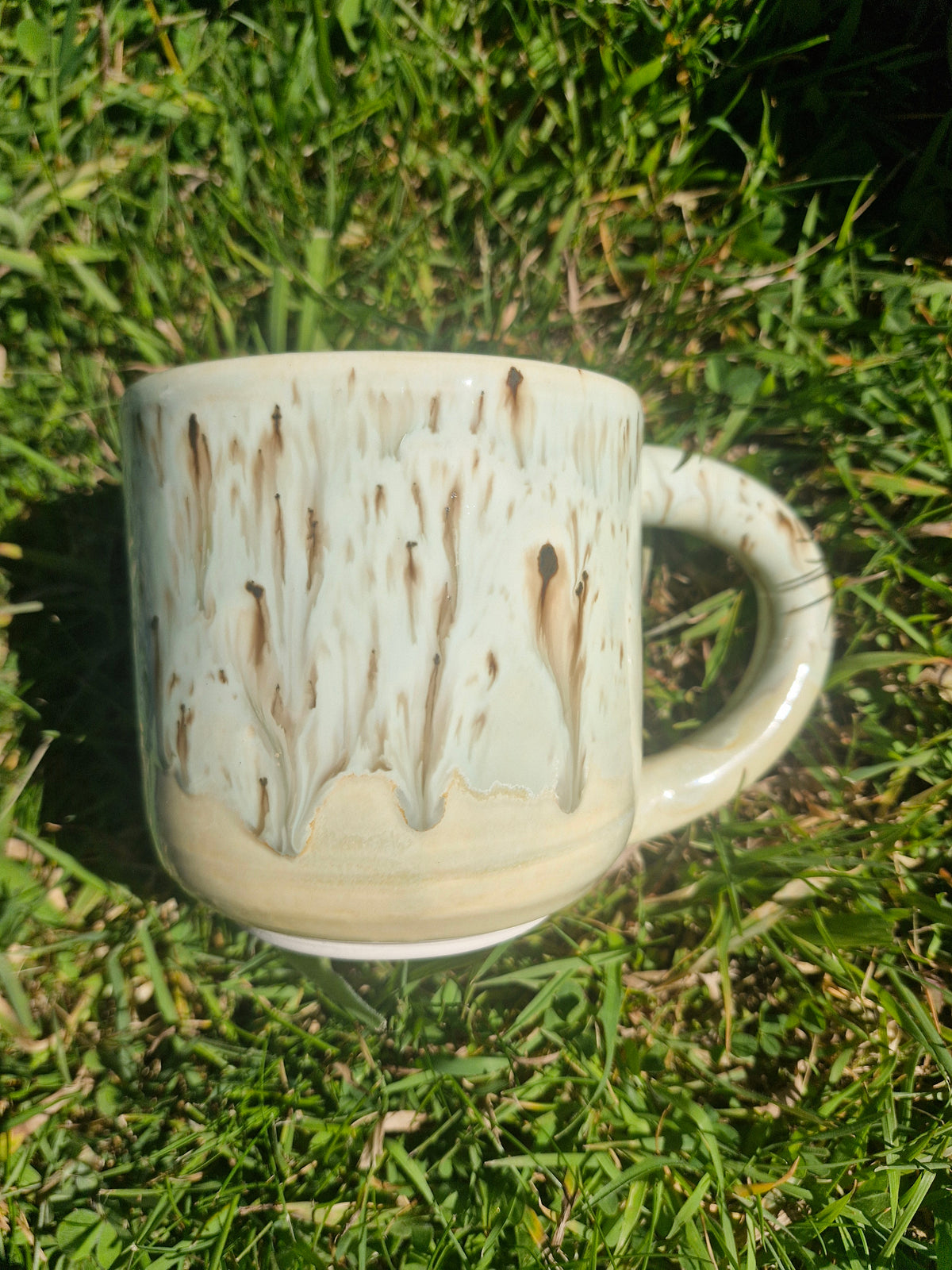 Green Speckled Mug
