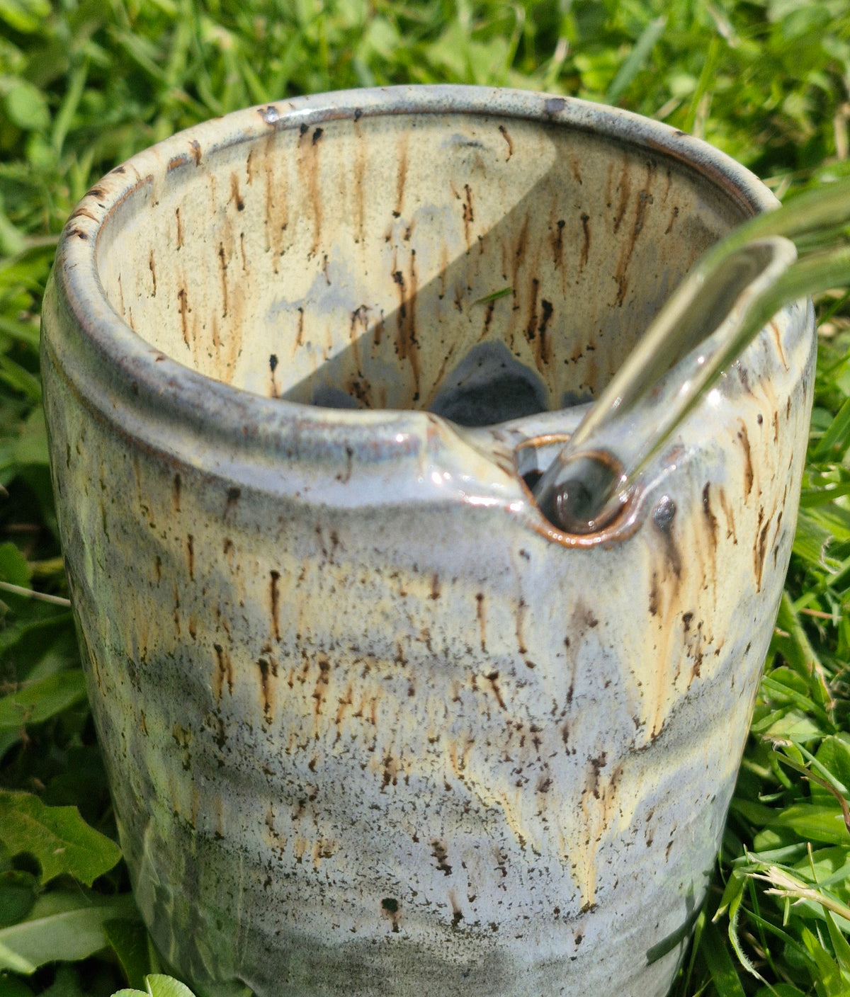 Smoothie Cup - Slate Grey Drip