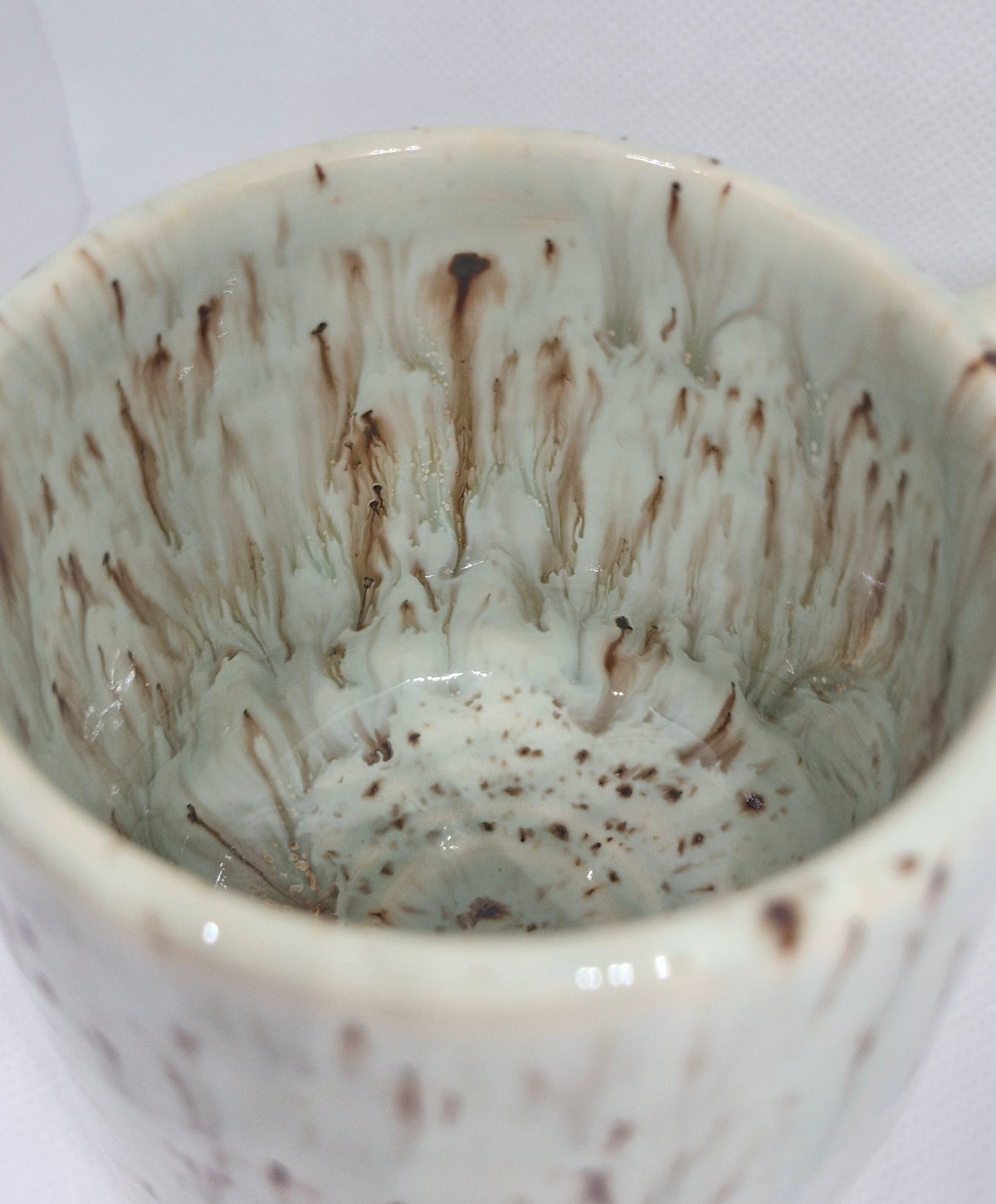 Green Speckled Mug